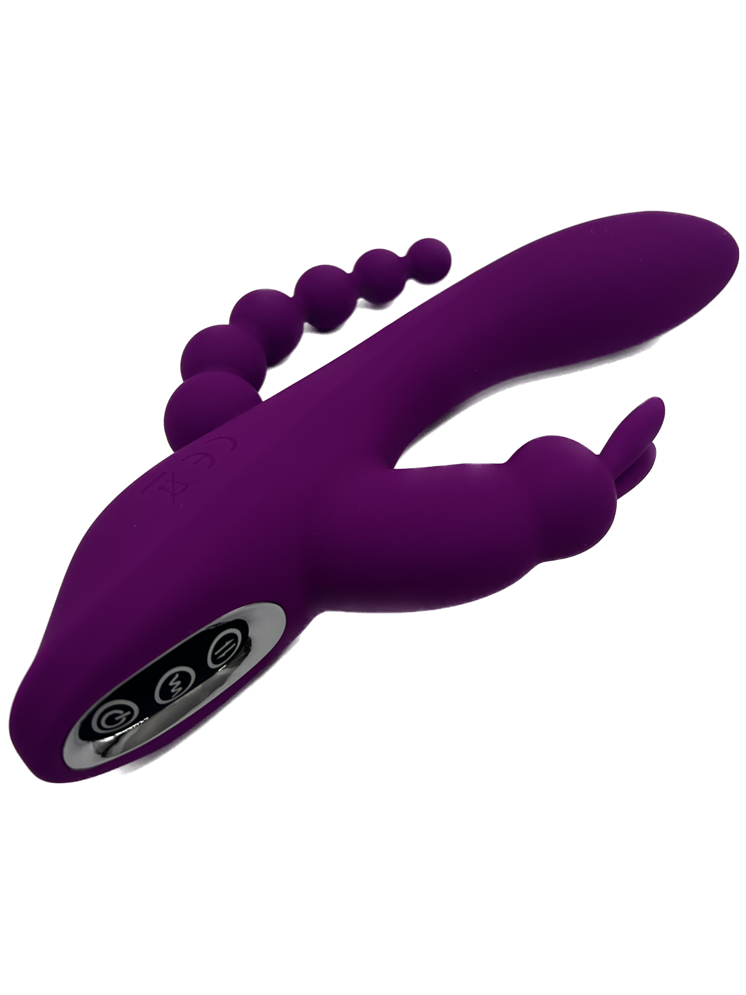 3 - Way Vibrator (Purple) Press Pleasure 3 - Way Vibrator (Purple) Press Pleasure
