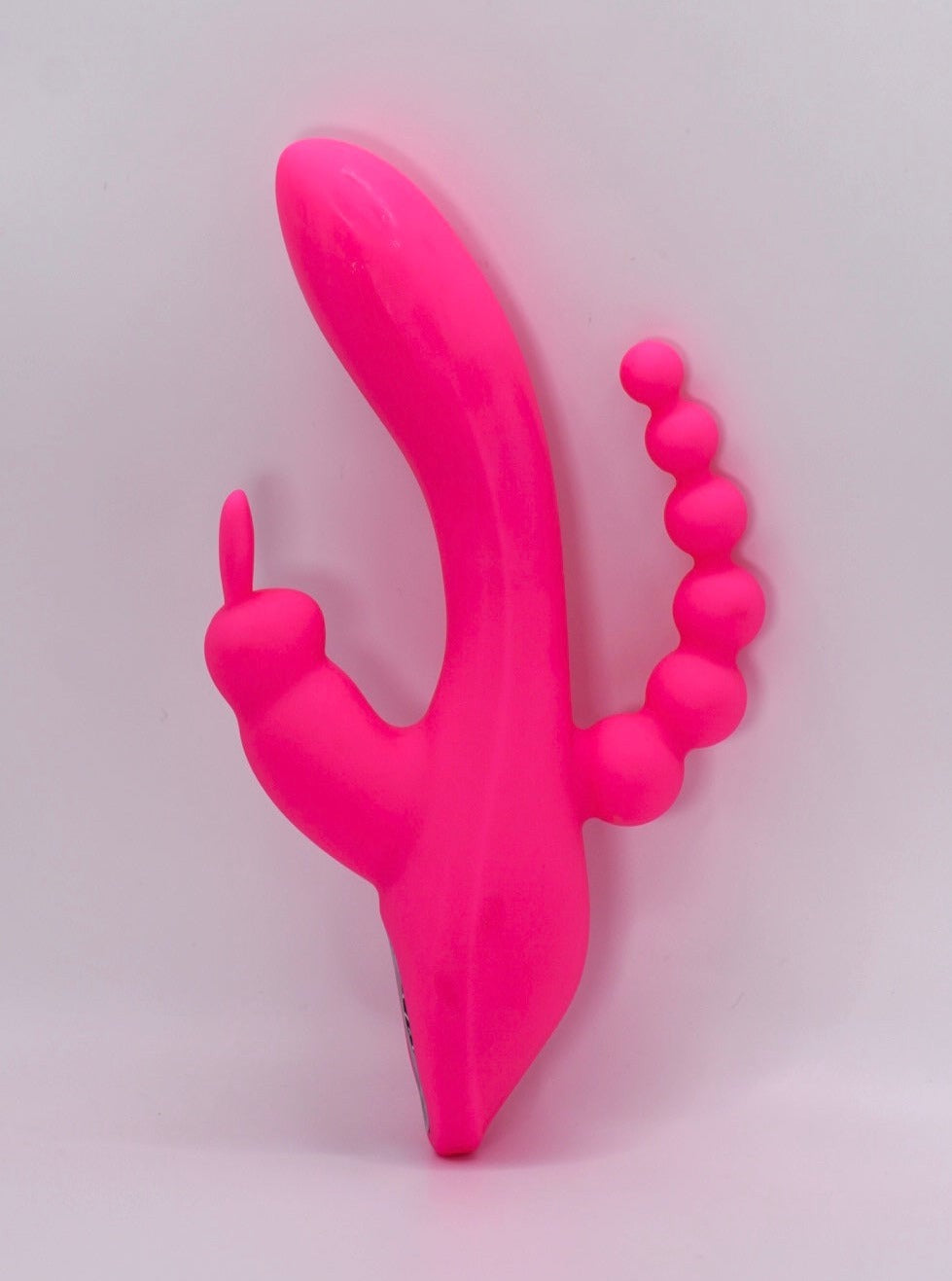 3- Way Vibrator (pink) Press Pleasure 3- Way Vibrator (pink) Press Pleasure